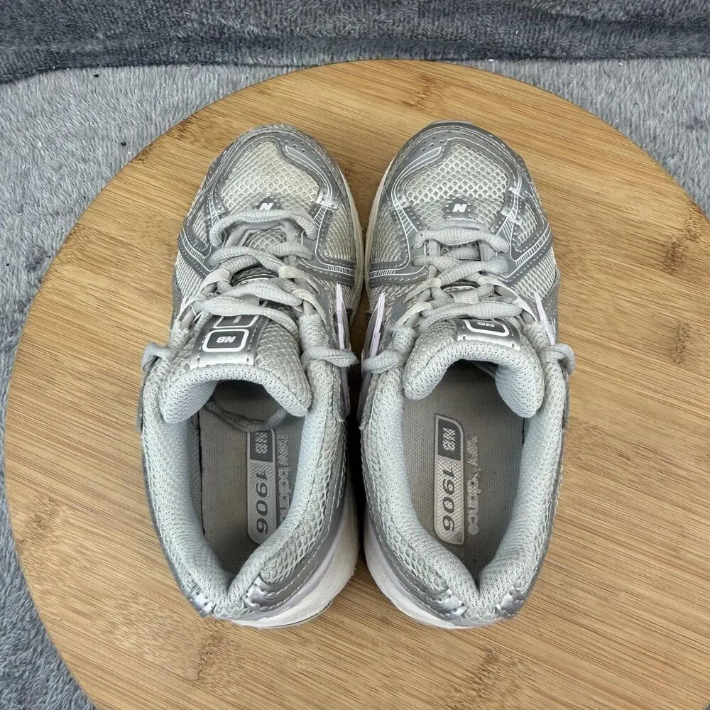 New Balance 1906R RG3 Shoes Boys Size 12 Gray Silver Athletic Sneakers PC1906CX